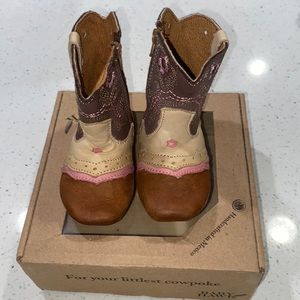 Red Hawk boots (crib size)